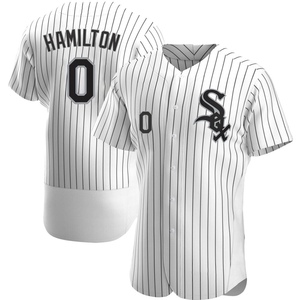 Men's Chicago White Sox Billy Hamilton Authentic White Home Jersey