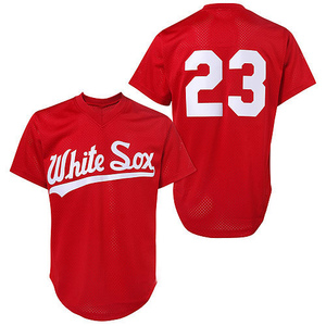 Men's Chicago White Sox Robin Ventura Replica Red 1990 Throwback Jersey