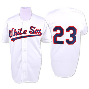 Men's Chicago White Sox Robin Ventura Replica White Throwback Jersey