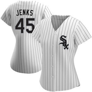 Women's Chicago White Sox Bobby Jenks Replica White Home Jersey
