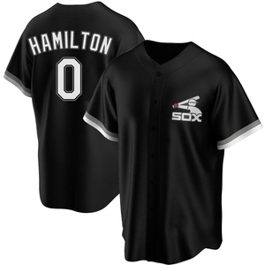 Youth Chicago White Sox Billy Hamilton Replica Black Spring Training Jersey